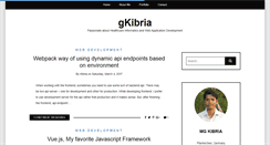 Desktop Screenshot of gkibria.com